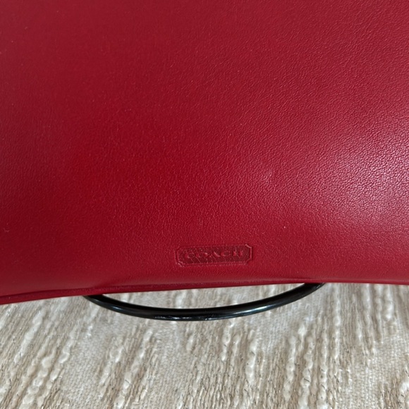 Coach EUC Red Leather Case/Pouch - Picture 4 of 13